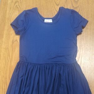 Dot Dot Smile Deep Blue Kids Dress